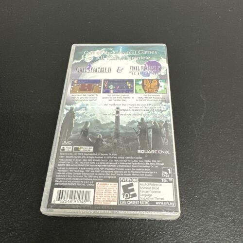Final Fantasy IV: The Complete Collection (Sony PSP, 2011) NEW/SEALED BN26 海外 即決_Final Fantasy IV: 2