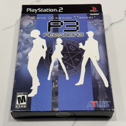 Persona 3 Limited Edition Big Box (PS2, 2007) VGC Disc CIB w/ Artbook TESTED 海外 即決_Persona 3 Limited 2