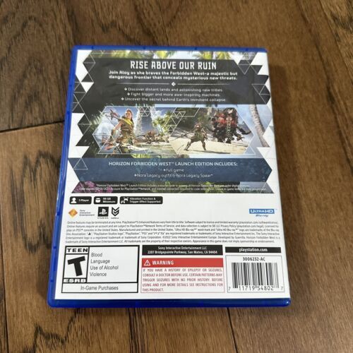 Horizon Forbidden West Launch Edition - Sony PlayStation 5 - Tested - Clean 海外 即決_Horizon Forbidden 2