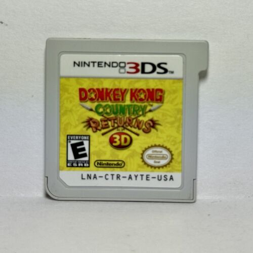 Donkey Kong Country Returns 3D (3DS, 2013) Cartridge Only - Tested 海外 即決_Donkey Kong Countr 1
