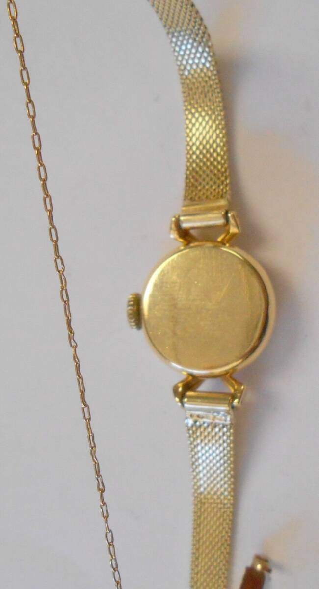 Yahoo!オークション - Vintage Omega 18K Gold Womens Wrist Watch 14K...