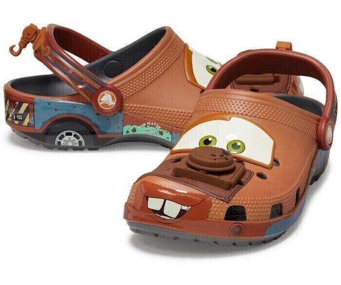 Crocs Cars Mater Tow クラシック Clog ブラウン Size 5M/7W 海外 即決_Crocs Cars Mater T 1