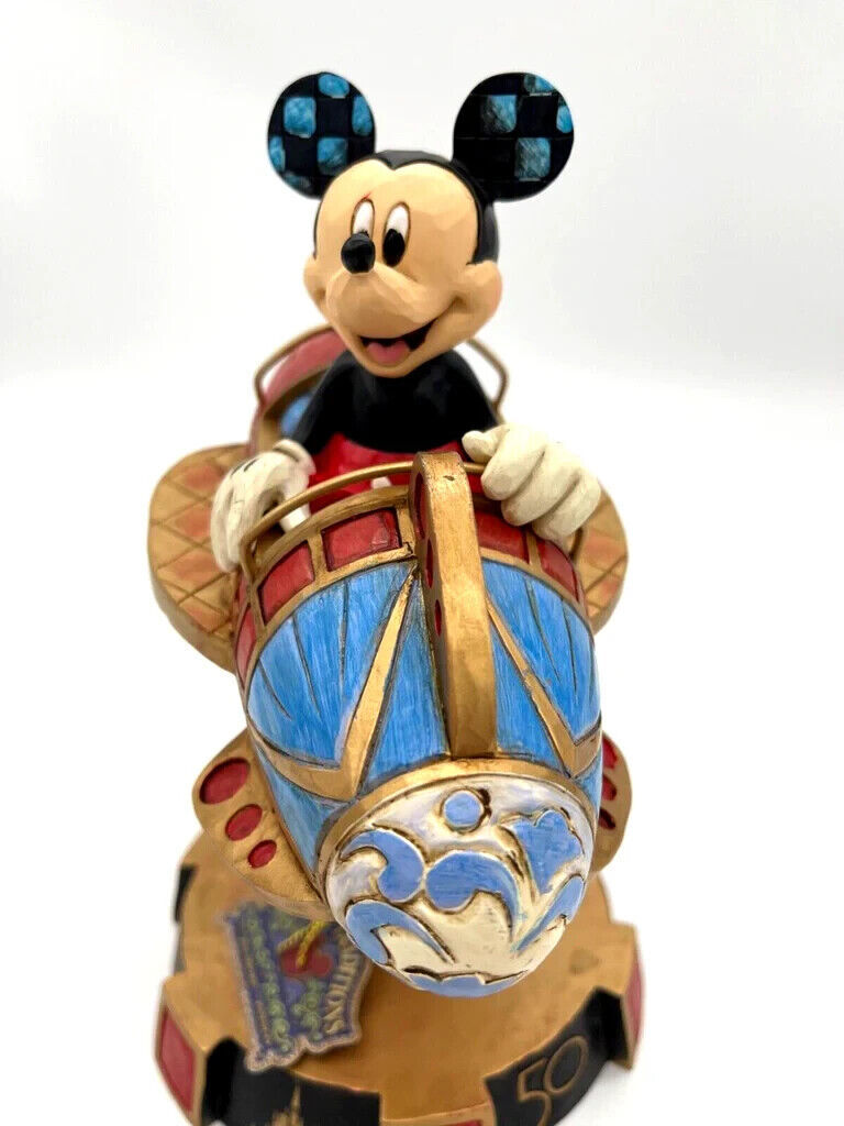 JIM SHORE Disney Figure/Statue - MICKEY ASTRO ORBITER WDW 50TH ANNIVERSARY 海外 即決_JIM SHORE Disney 3