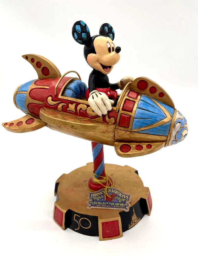 JIM SHORE Disney Figure/Statue - MICKEY ASTRO ORBITER WDW 50TH ANNIVERSARY 海外 即決_JIM SHORE Disney 1