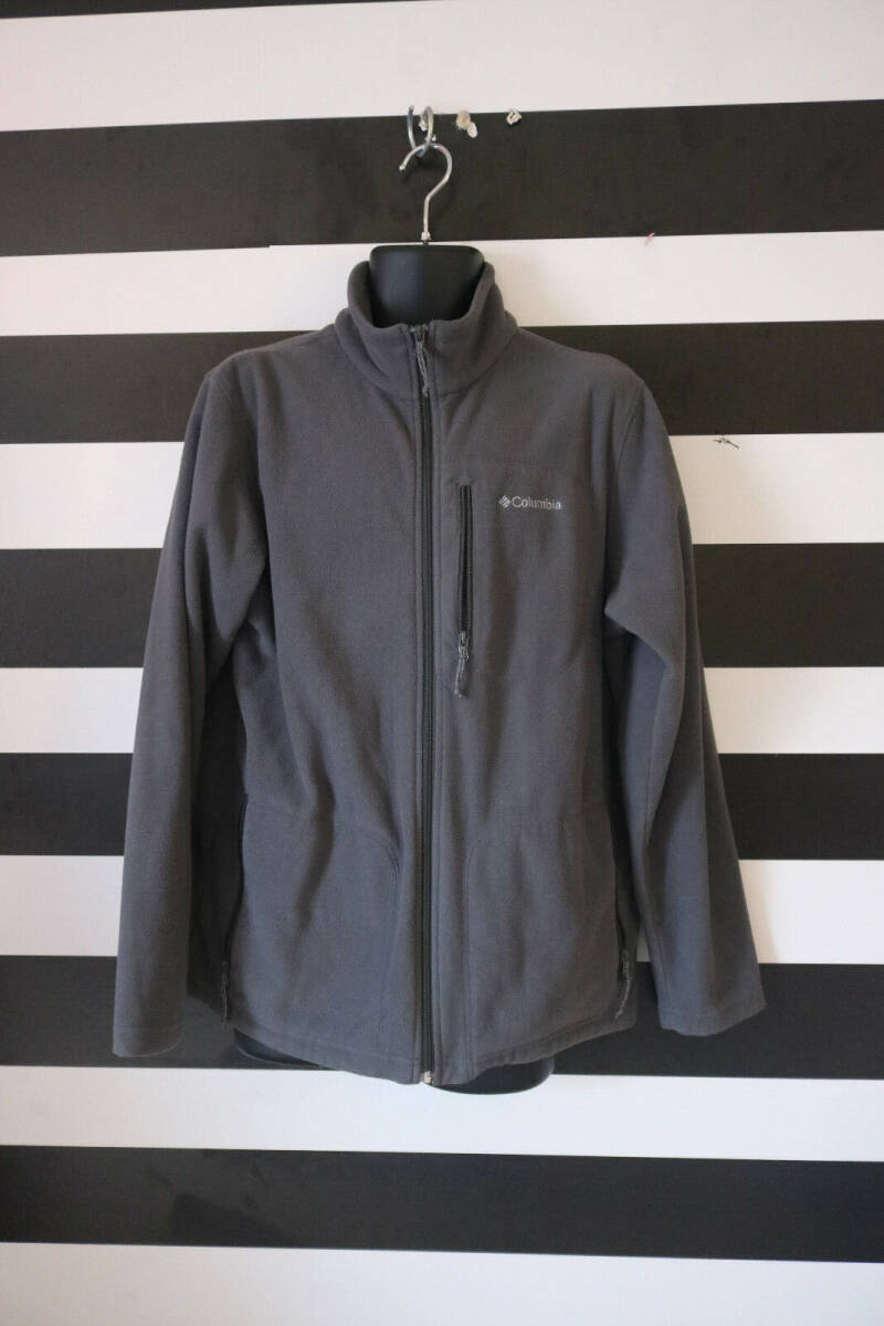 Yahoo!オークション - Columbia Men’s Full Zip UP Fleece Jacket Char...