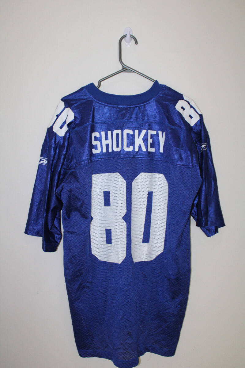 REEBOK NFL Equipment New York Giants Jeremy Shockey #80 Men Large Jersey Vintage 海外 即決_REEBOK NFL Equipme 4