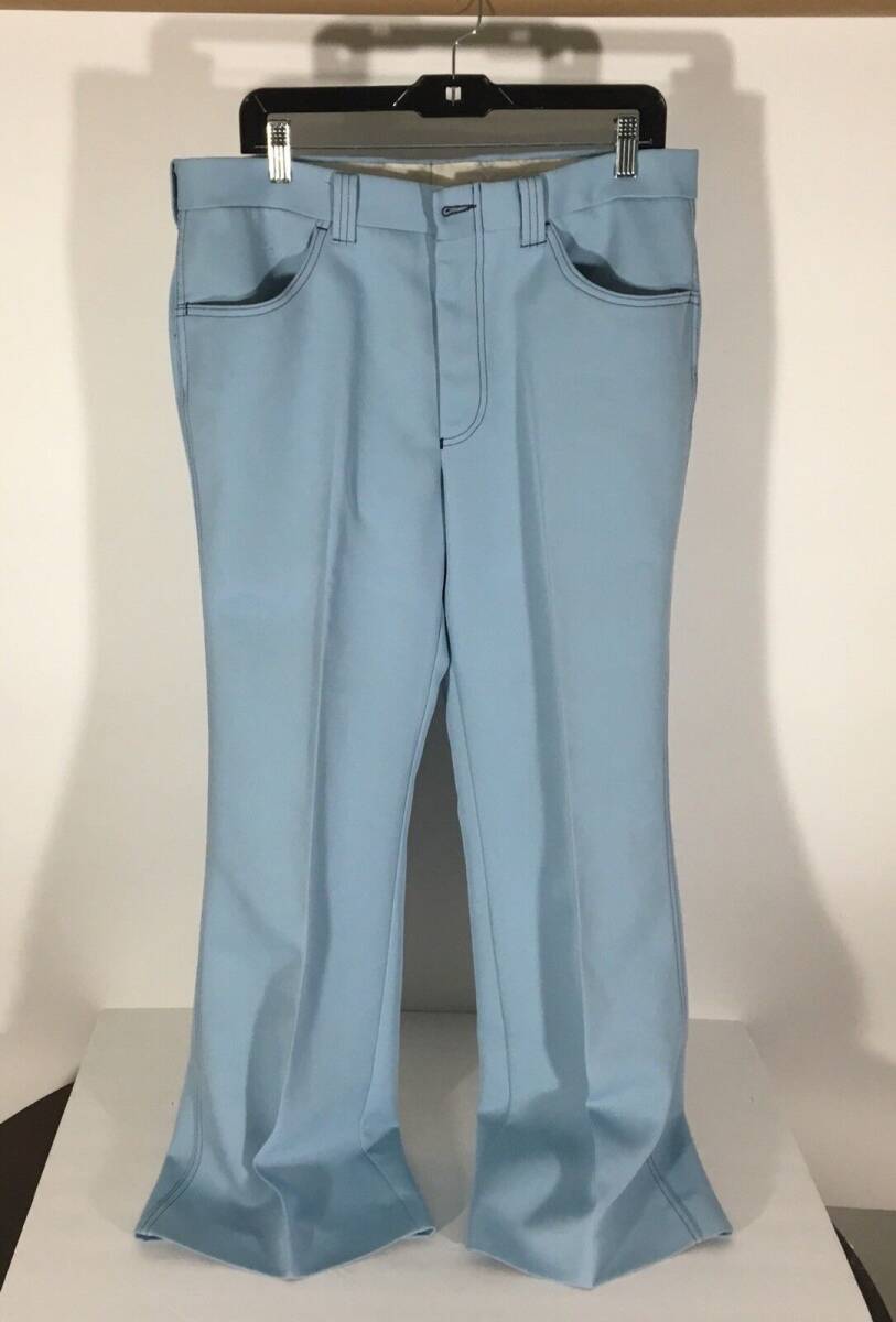 Vintage Levi's Panatela Men's Size W 33 x L 30 Light Blue 70's Rare Disco Era 海外 即決