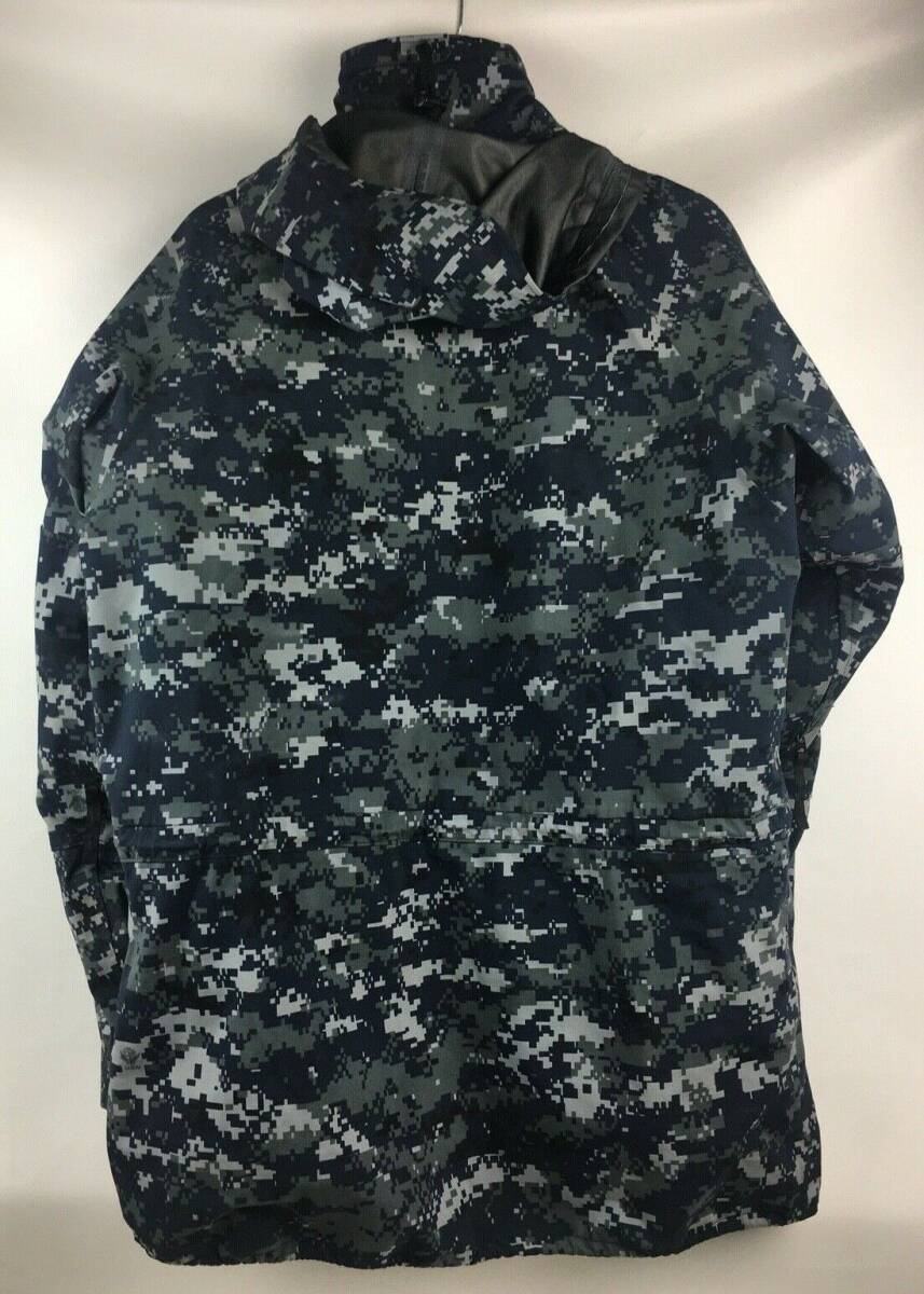 USN Navy Working Uniform NWU Type I Blue Gore-Tex Parka & Liner Small Long 海外 即決_USN Navy Working U 4
