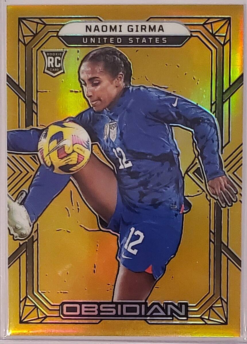 2022-23 Panini Obsidian #199 Naomi Girma RC Gold #'d /10 海外 即決_2022-23 Panini Obs 1