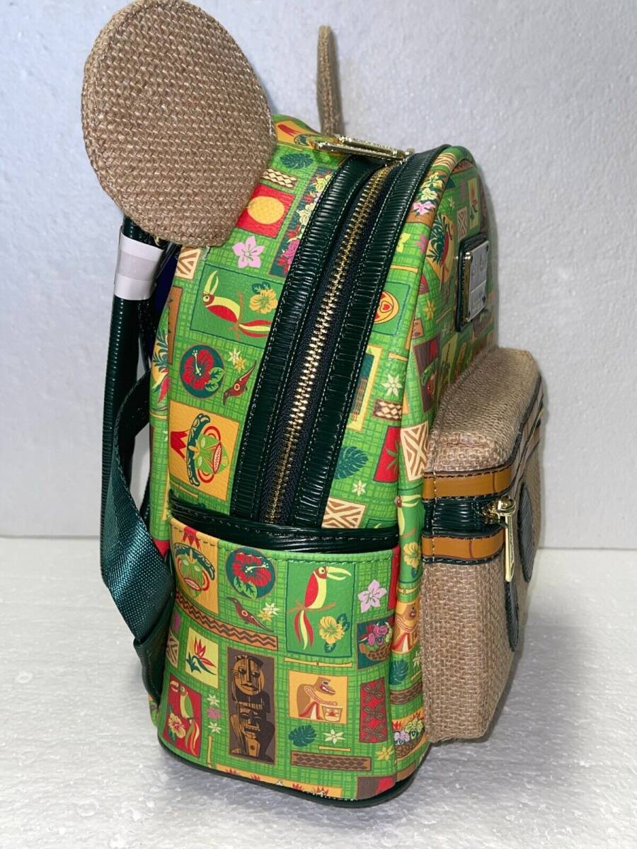 DISNEY Loungefly MICKEY MAIN ATTRACTION Mini Backpack - ENCHANTED TIKI ROOM 海外 即決_DISNEY Loungefly M 2