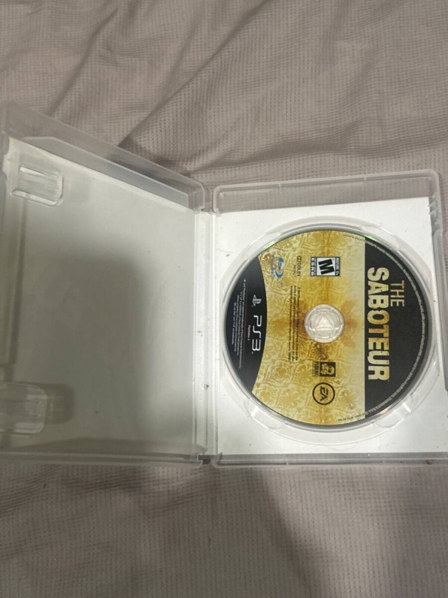 The Saboteur (Sony PlayStation 3, 2009) PS3 No Manual Tested Video Game 海外 即決_The Saboteur (Sony 3