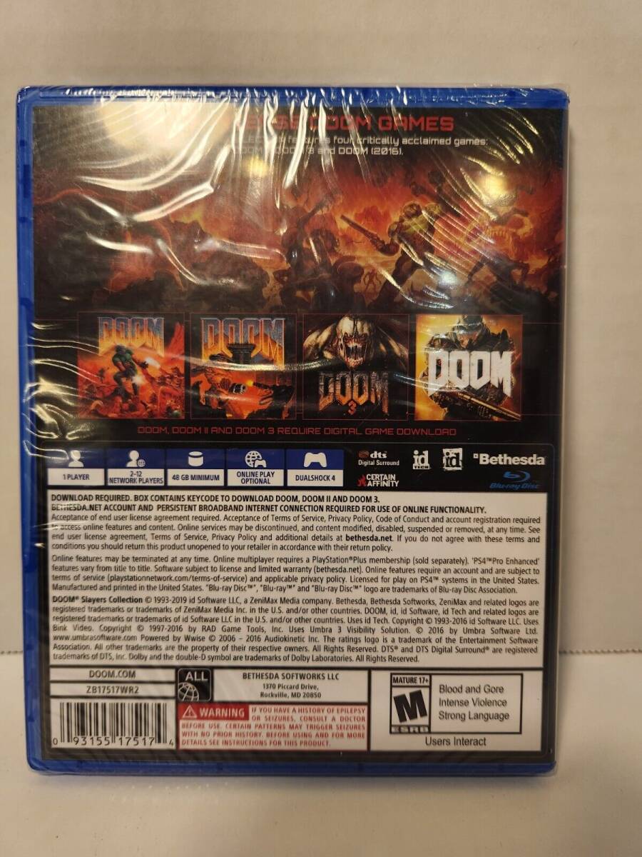 Doom Slayers Club Collection - Sony PlayStation 4 Sealed PS4 海外 即決_Doom Slayers Club 2