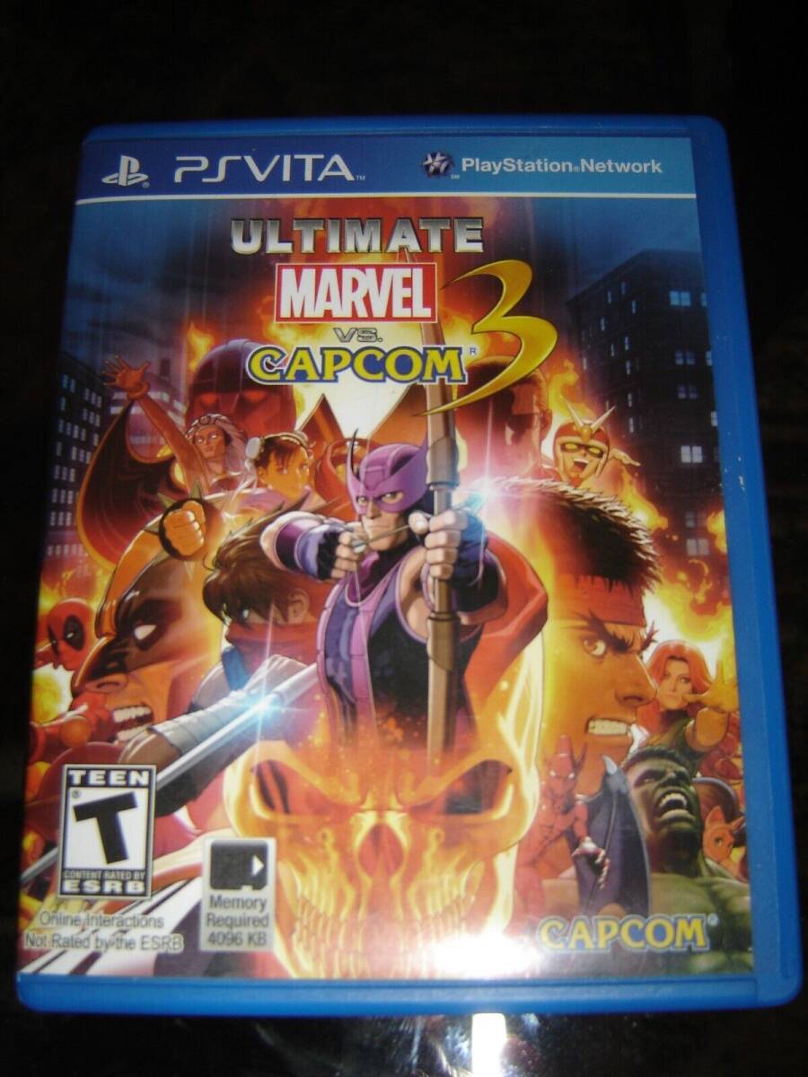 Ultimate Marvel vs. Capcom 3 (Sony PlayStation Vita, 2012) (Very Good) 海外 即決_Ultimate Marvel vs 1