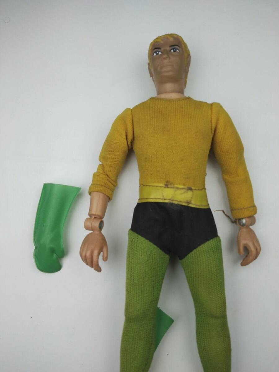 1972 Mego Aquaman, Type 1, 1971 Body, Vintage For Parts or Refurbishment 海外 即決_1972 Mego Aquaman, 1