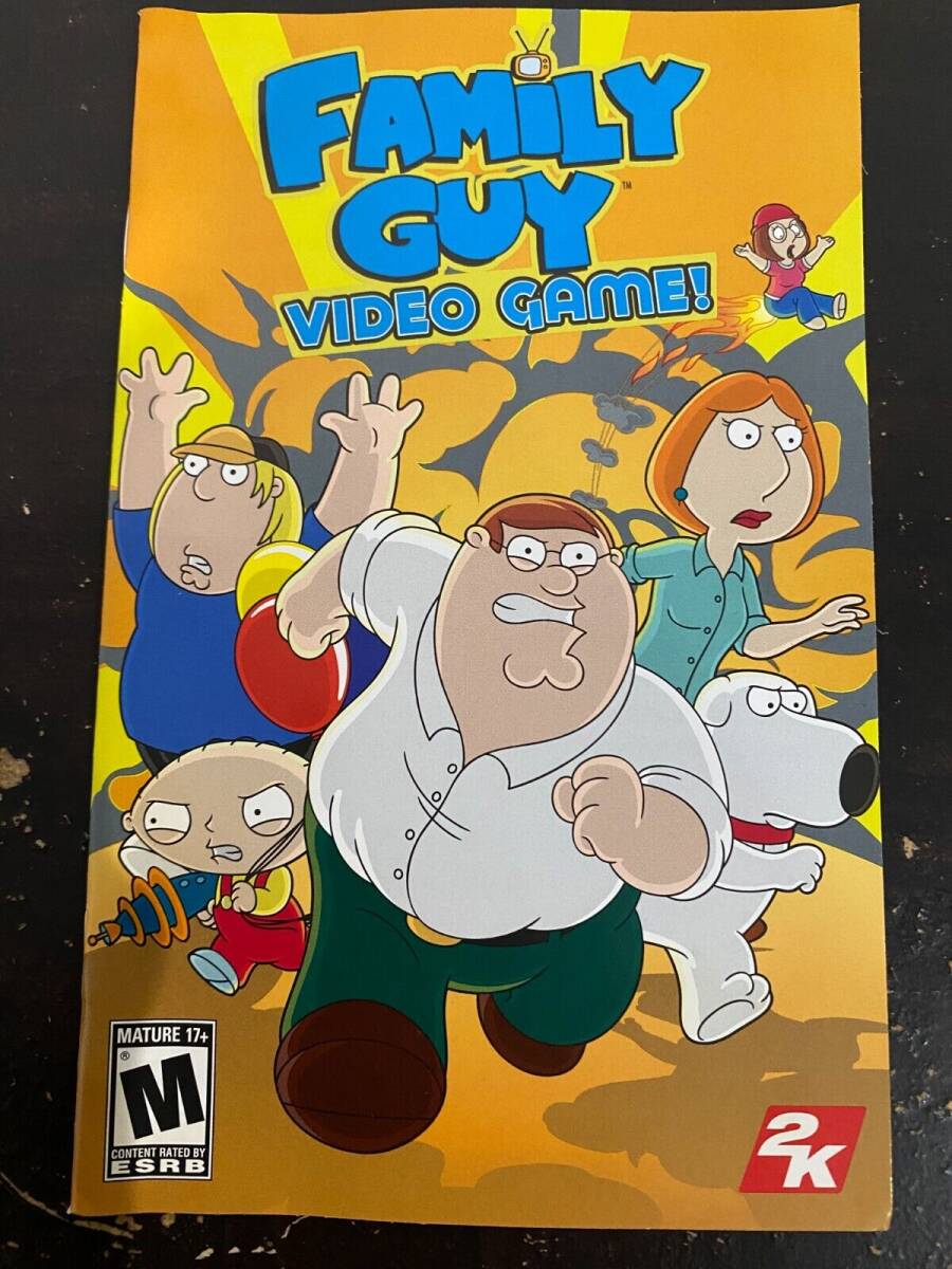 Family Guy Video Game PS2 with Manual and Case 海外 即決_Family Guy Video G 4