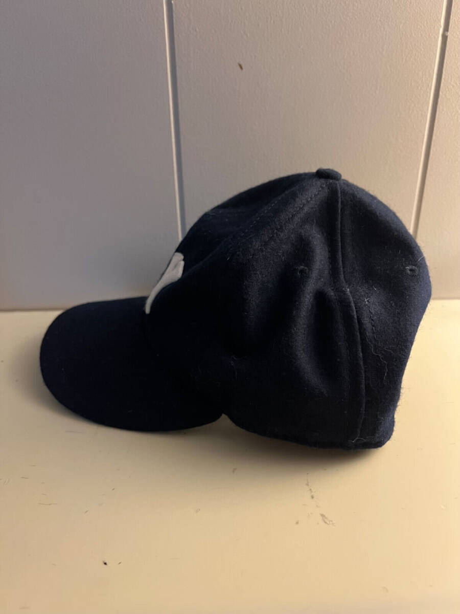 Ebbets Field Flannels Flannel MADE IN USA NAVY NY Hat Mens Adjustable 海外 即決_Ebbets Field Flann 4