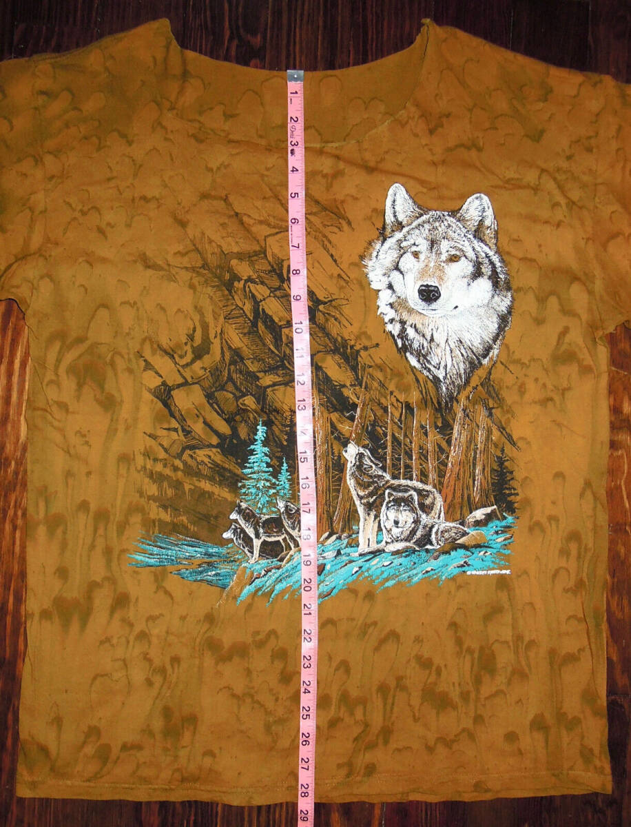 T Shirt Vintage Y2K Native Wolf Wolves Ragtops Sportswear Altered Collar Fits XL 海外 即決_T Shirt Vintage Y2 4