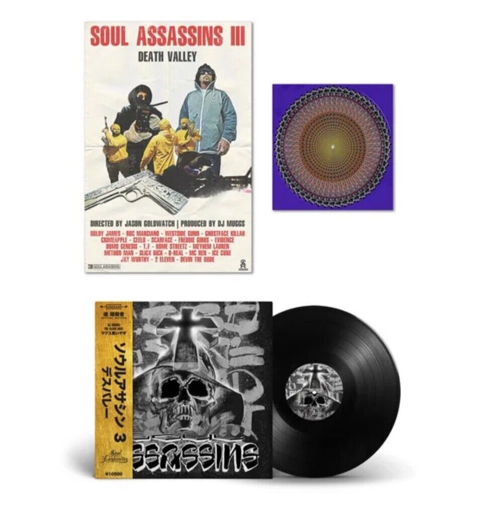 DJ Muggs Soul Assassins 3 Death Valley OBI 20/50 LE Vinyl w Flexi Disc & Poster 海外 即決_DJ Muggs Soul Assa 1