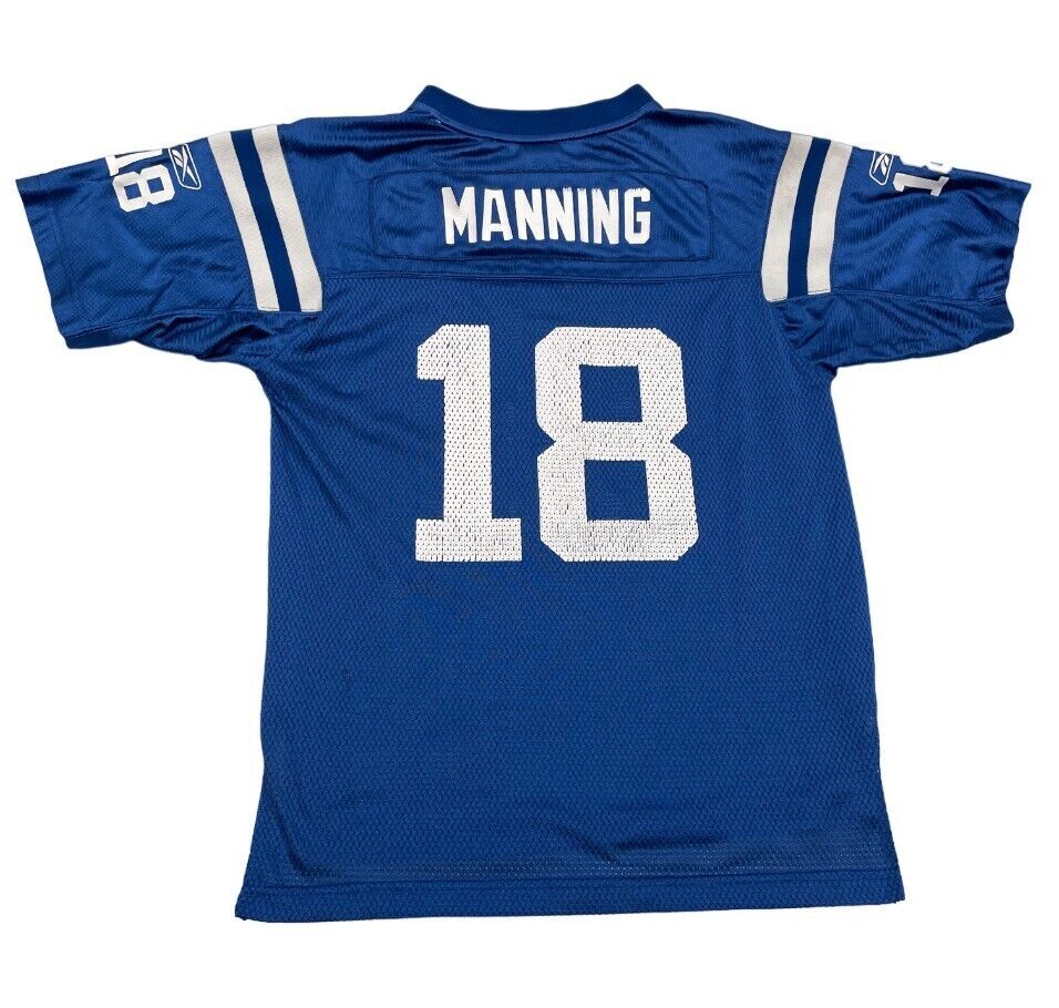 Indianapolis Colts Peyton Manning Reebok NFL Vintage Jersey Youth Boys L 14-16 海外 即決_Indianapolis Colts 5