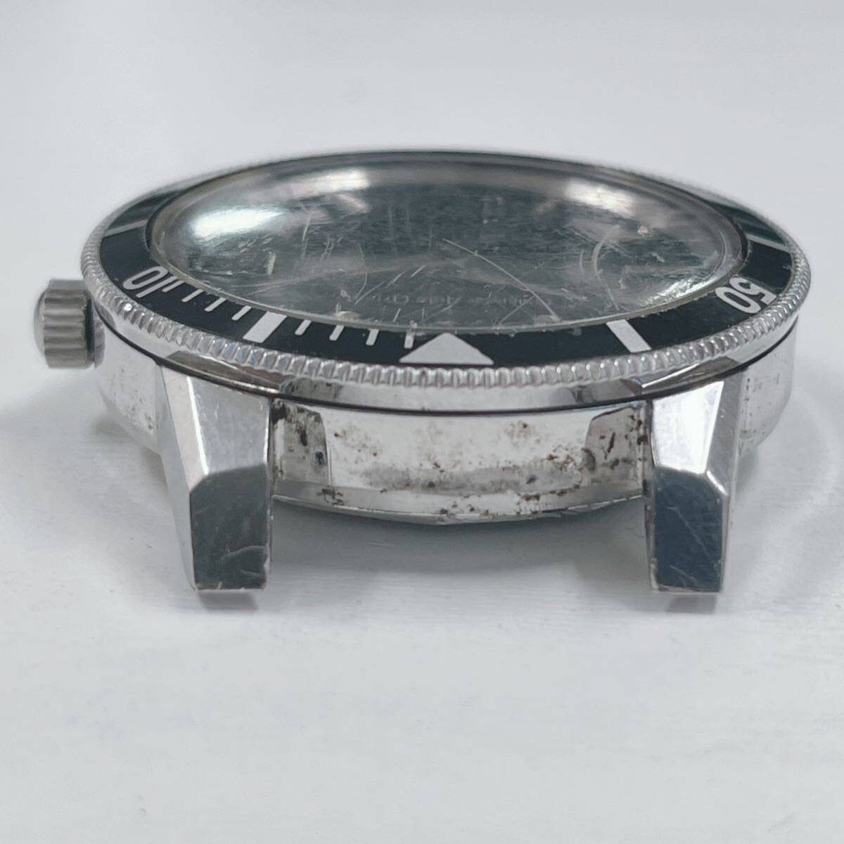 ●カレンダーオートオリエント 腕時計 21ダイバー T-19755 自動巻き フェイスのみ 稼働品_画像7