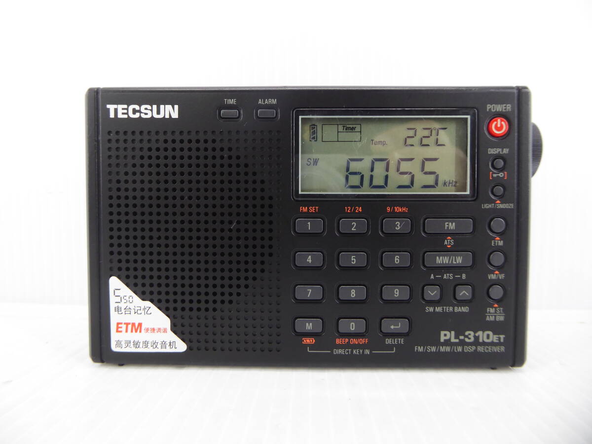 **TECSUN FM/SW/MW compact радио PL-310ET рабочий товар в подарок новый товар с батарейкой **