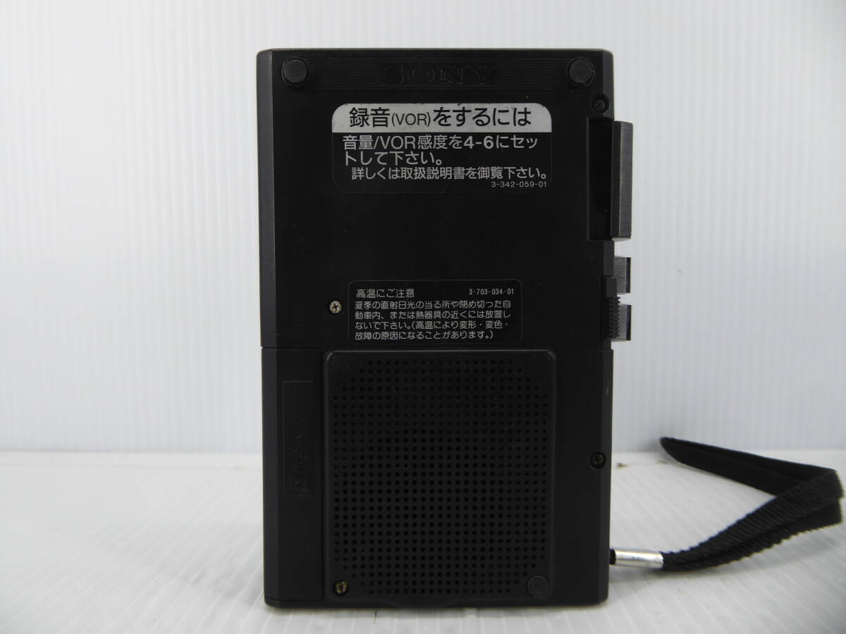★☆SONY カセットテープレコーダー TCM-19 日本製 通電OK ジャンク品☆★_画像2
