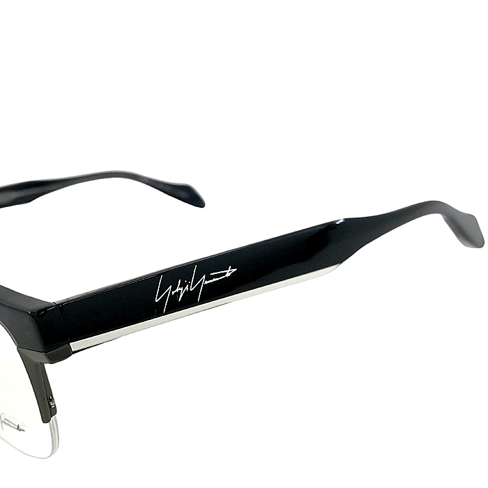Yohji Yamamoto ヨウジヤマモト メガネフレーム ブランド ブラック×ガンメタル 眼鏡 yy-19-0079-01_画像4