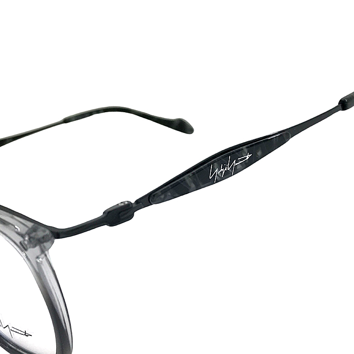 Yohji Yamamoto ヨウジヤマモト メガネフレーム ブランド クリアブラック×ブラック 眼鏡 yy-19-0074-03_画像4