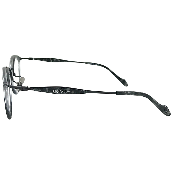 Yohji Yamamoto ヨウジヤマモト メガネフレーム ブランド クリアブラック×ブラック 眼鏡 yy-19-0074-03_画像3