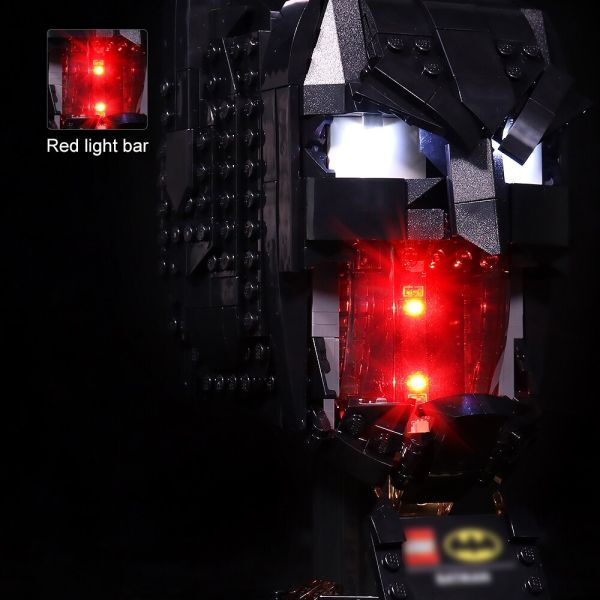 激レア!! MOC ブロック スーパー・ヒーローズ 76182 互換 バットマン マスク LEDライト 照明 キット カスタム パーツ DL162_画像2