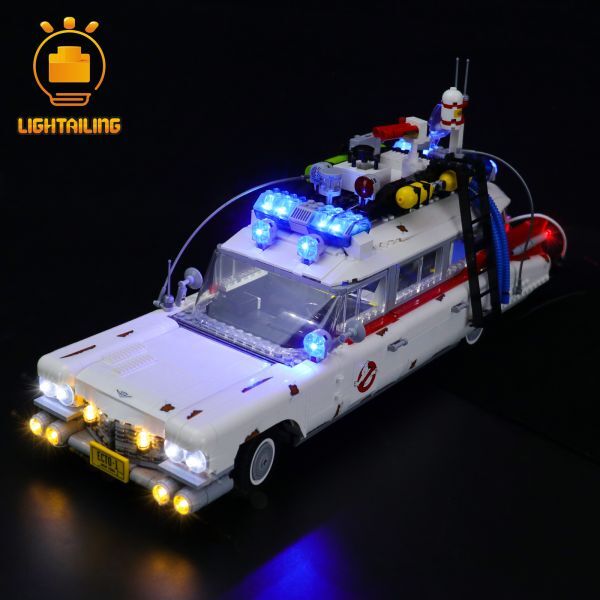 激レア!! MOC ブロック 10274 互換 ゴーストバスターズ ECTO-1 LEDライト 照明 キット カスタム パーツ DL156_画像9