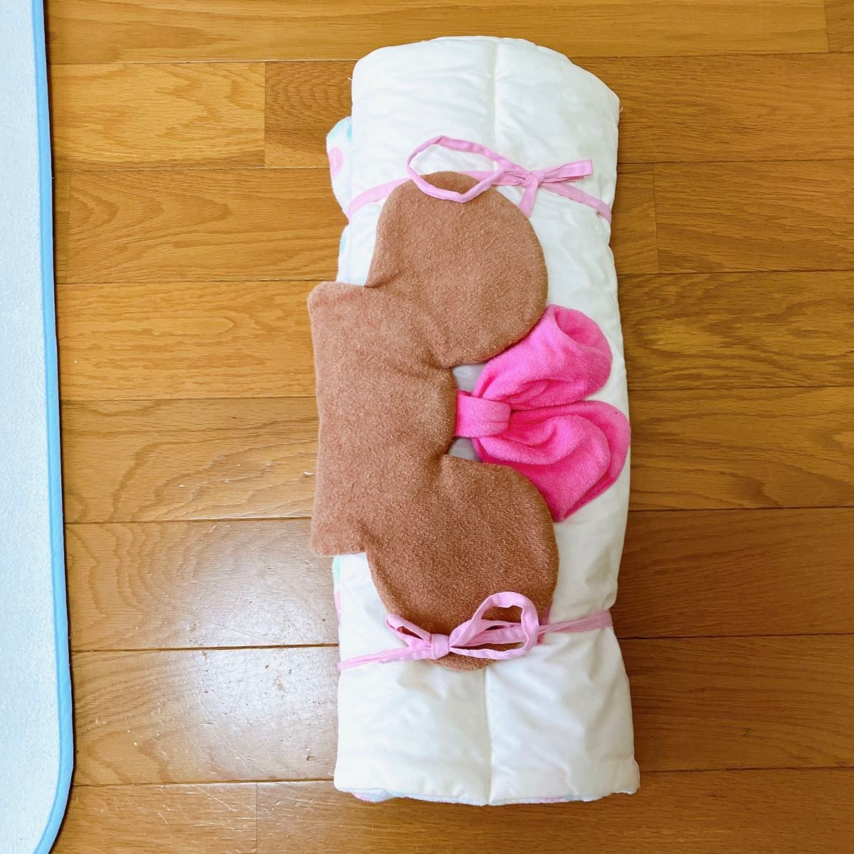 ミニー　ロールクッション　赤ちゃん用敷きパッド　90×50センチ