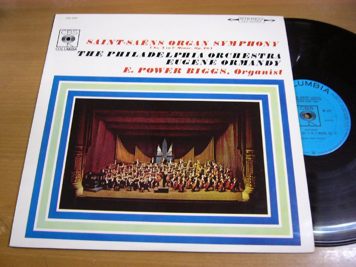 LPx033／【ペラジャケ】オーマンディ：サンサーンス 交響曲第3番「オルガン交響曲」.の画像1