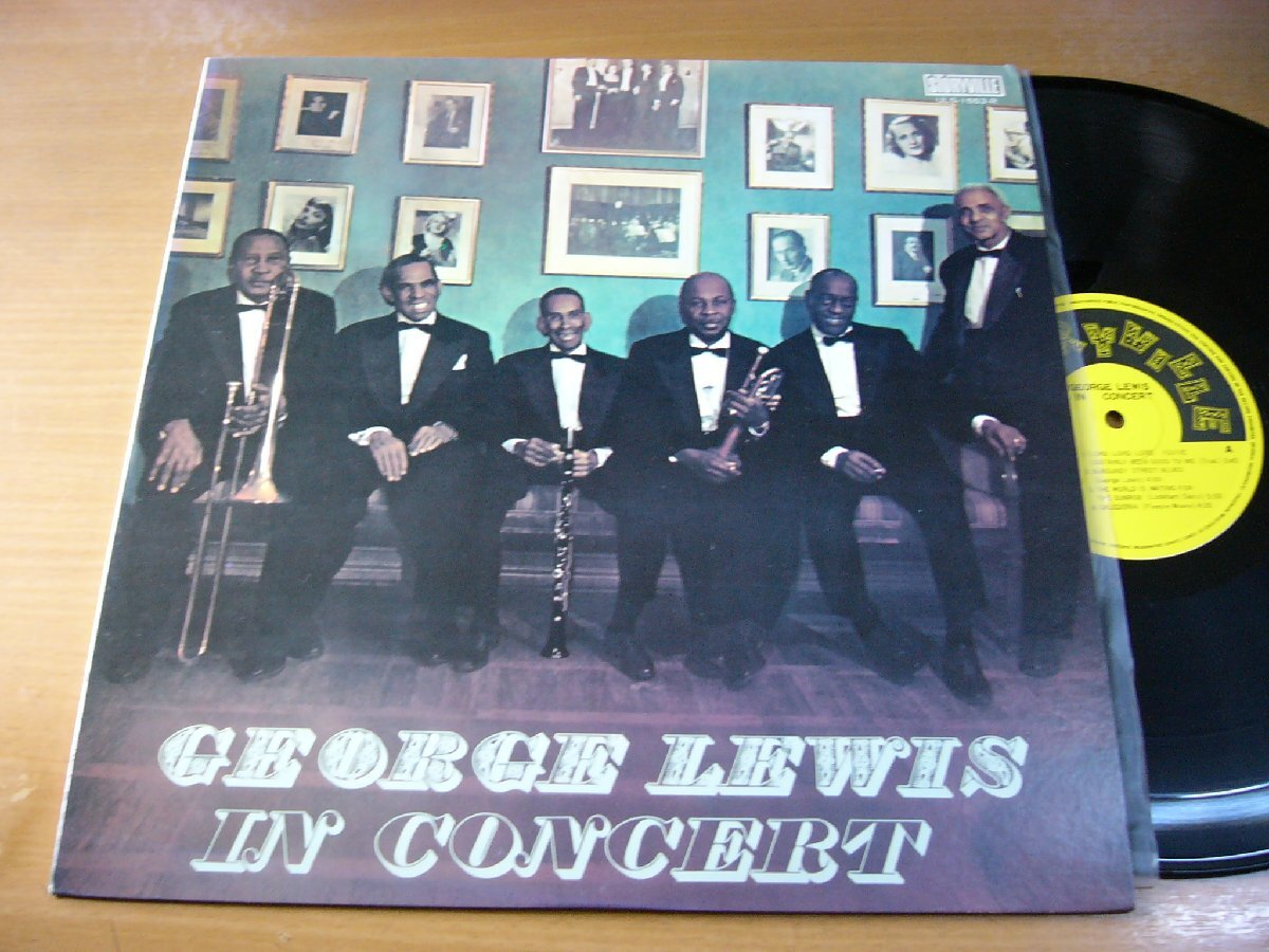 LPx828／【MONO】GEORGE LEWIS ジョージルイス：IN CONCERT イン・コンサート.の画像1