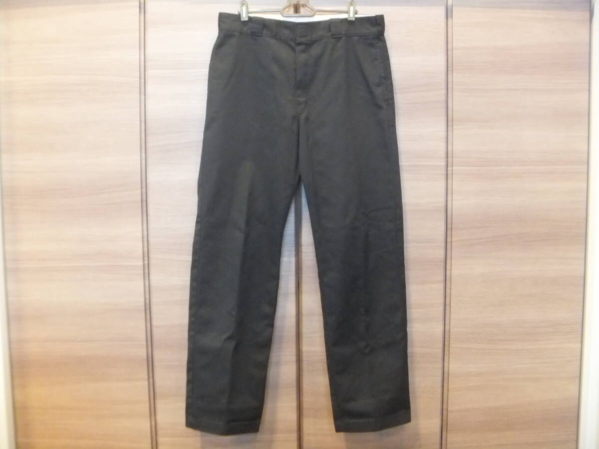 ★ Dickies（ディッキーズ） 874 Original Fit　ワイドパンツ　バギーパンツ　黒　34 ★