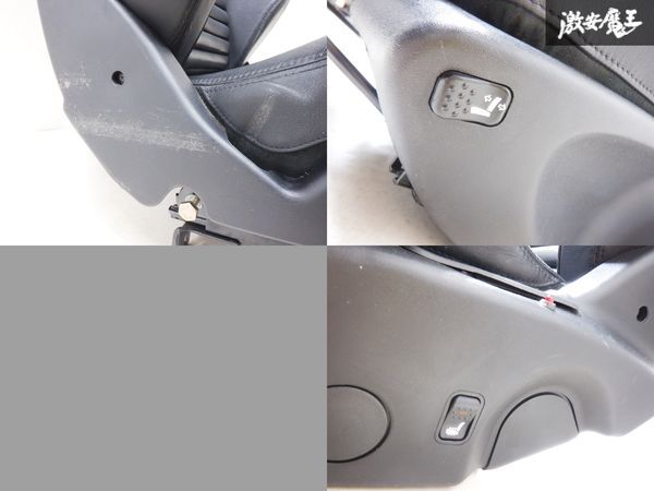 アルファロメオ純正 156 GTA スポーツワゴン 右ハンドル レザーシート 電動 パワーシート 左 左側 ヒーター付 棚2I2_画像3