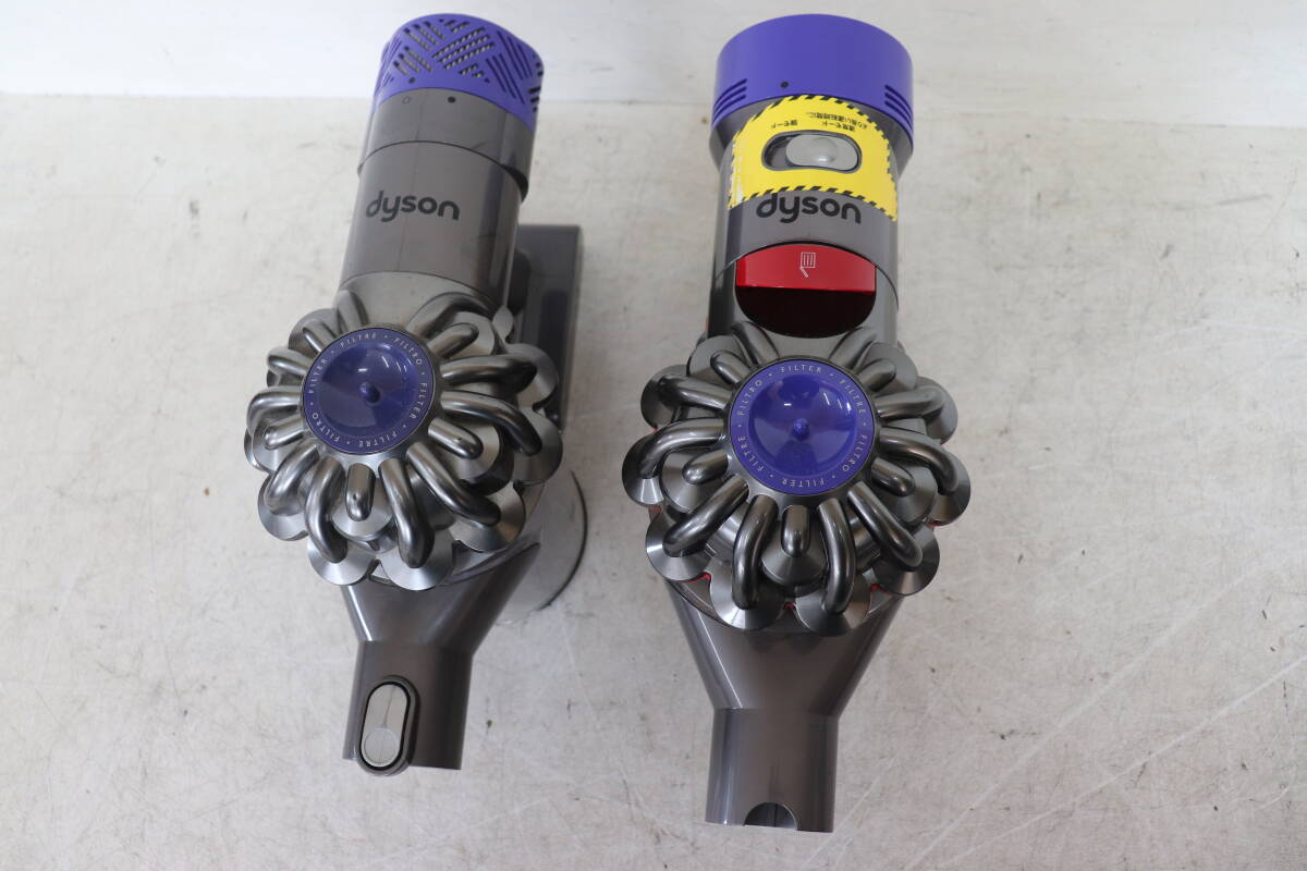 Y14/229 dyson ダイソン SV11/SV09 コードレス サイクロン クリーナー 掃除機 まとめて 2台 セット 通電確認済み 現状品の画像7