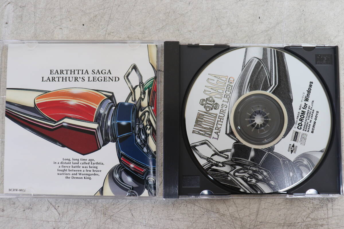 Y06/411 PC game CD-ROM for Windows EARTHTIA SAGA earth tia Saga LARTHUR\'S LEGENDla-sa- Legend operation not yet verification present condition goods 