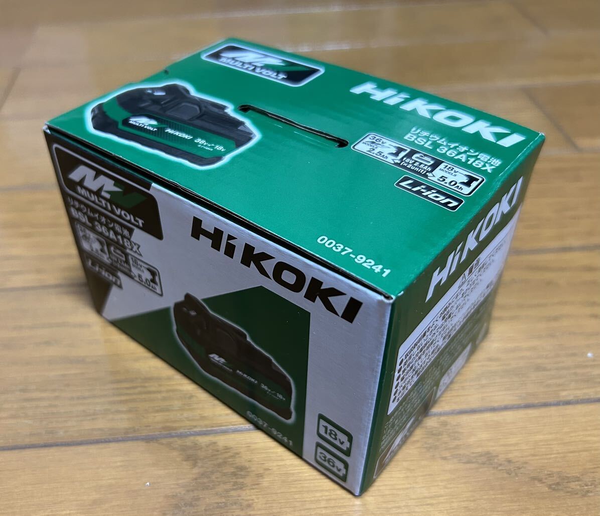 新品未使用 HiKOKI マルチボルトバッテリー BSL36A18X