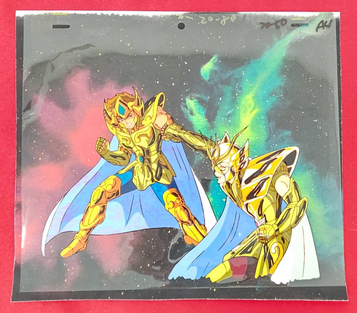 Yahoo!オークション - セル画 1円 聖闘士星矢 アイオリアvs Yahoo!オークション - セル画 1円 聖闘士星矢 アイオリアvs