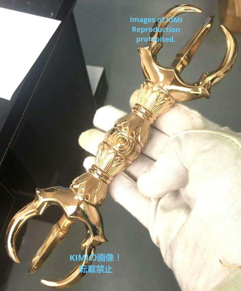 20999円 三鈷杵 全長21cm 真鍮製 金剛杵 バジュラ 密教法具 20999円 三鈷杵 全長21cm 真鍮製 金剛杵 バジュラ 密教法具