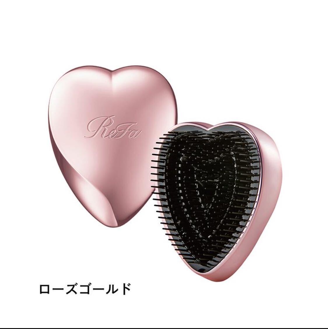 lifa Heart brush gift carrying ReFa HEART BRUSH.. wool comb brush hair brush damage scalp rose Gold 