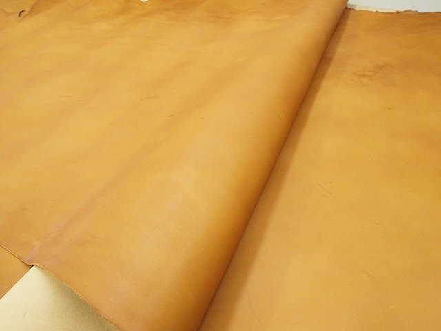 Y-24021304 Tochigi leather cow * tongue person a two wheels nme251ds half .1.3mm-1.5mm Brown 1 sheets 