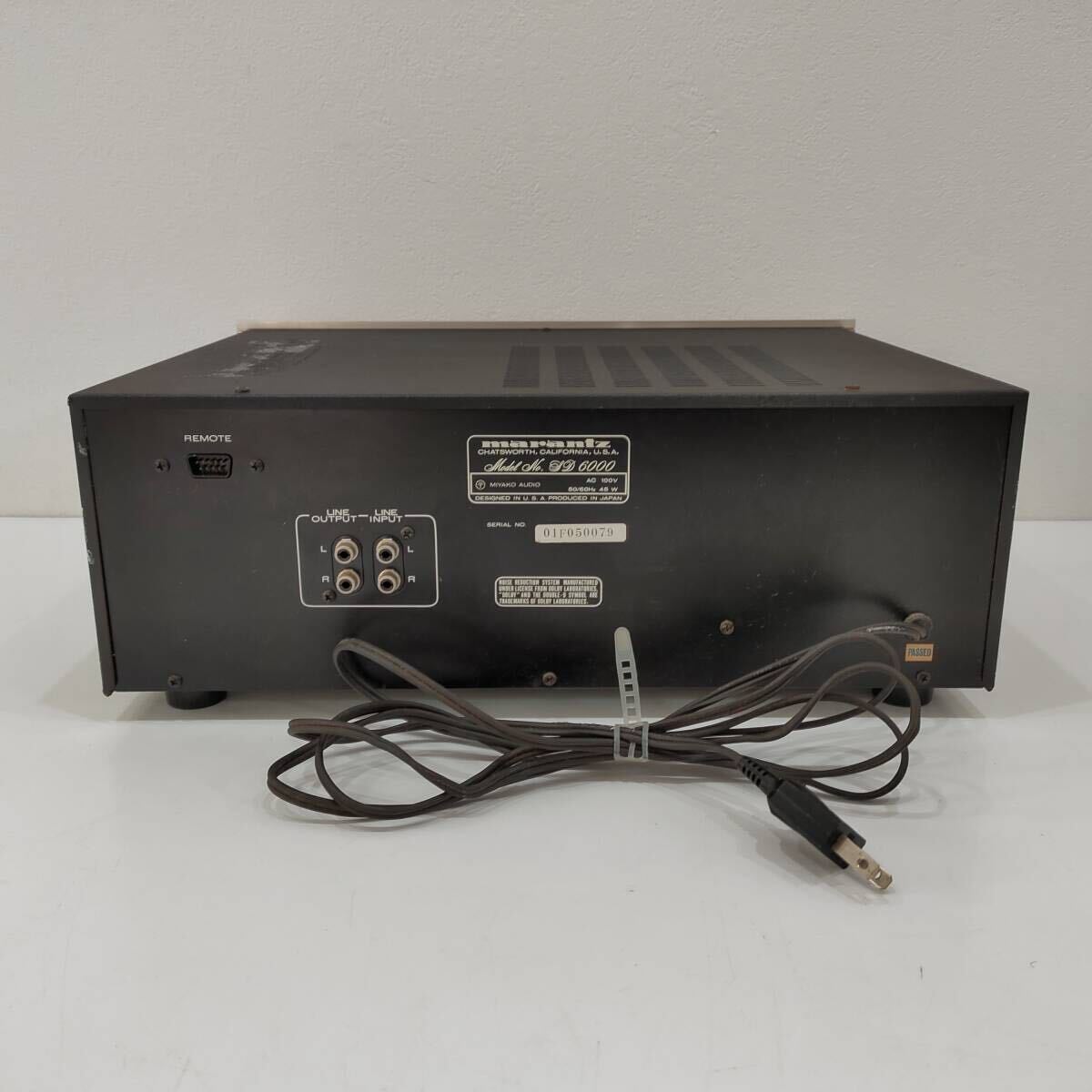 ●マランツ SD6000 ステレオ カセットデッキ marantz stereo cassette deck オーディオ 音響機器 B978の画像5