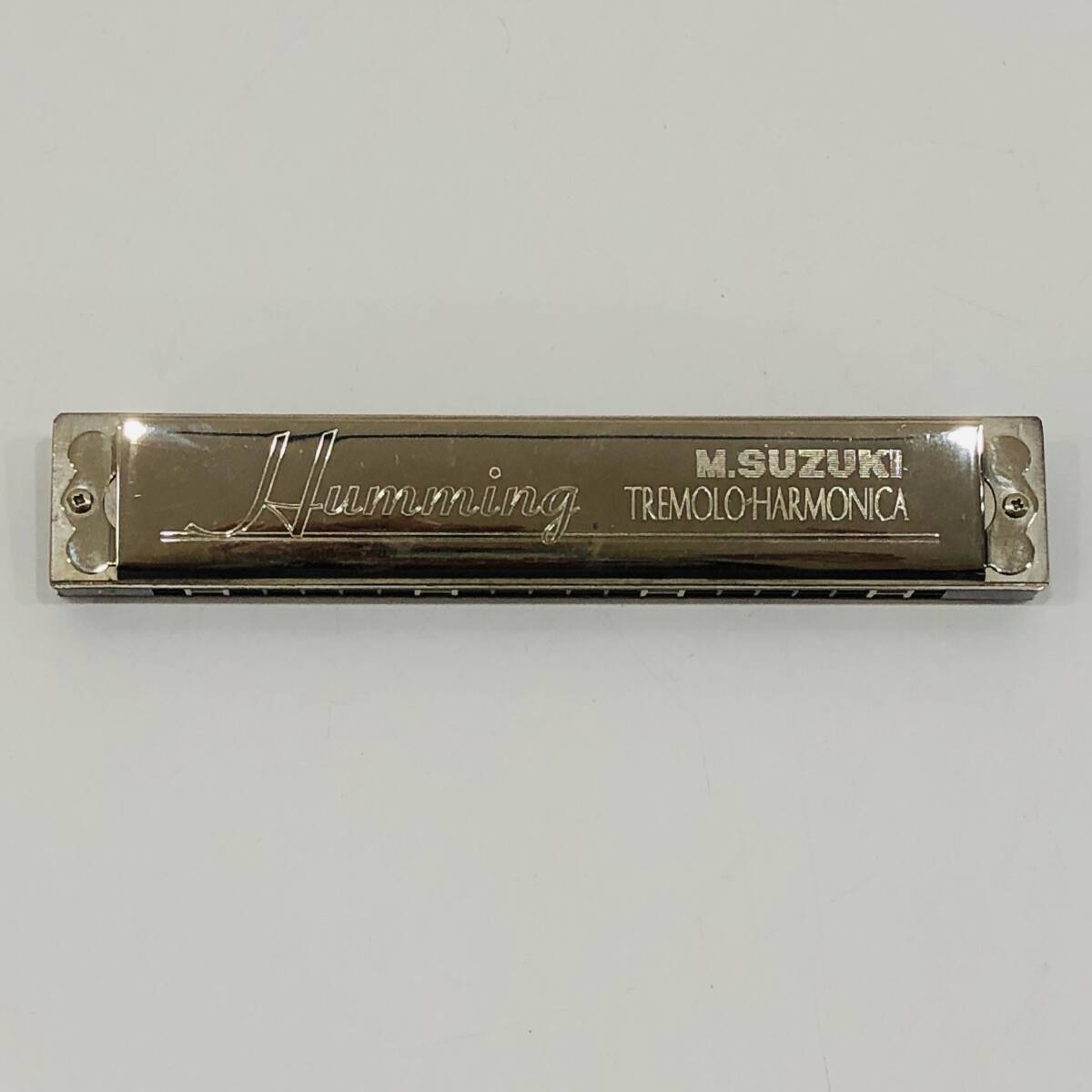 ●スズキ Humming TREMOLO HARMONICA ハーモニカ M.SUZUKI 収納ケース付き 楽器 S3036_画像2