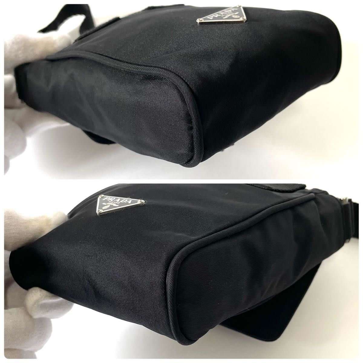 美品〜良品】PRADA プラダ ミニ ショルダーバッグ スマホポーチ 美品〜良品】PRADA プラダ ミニ ショルダーバッグ スマホポーチ
