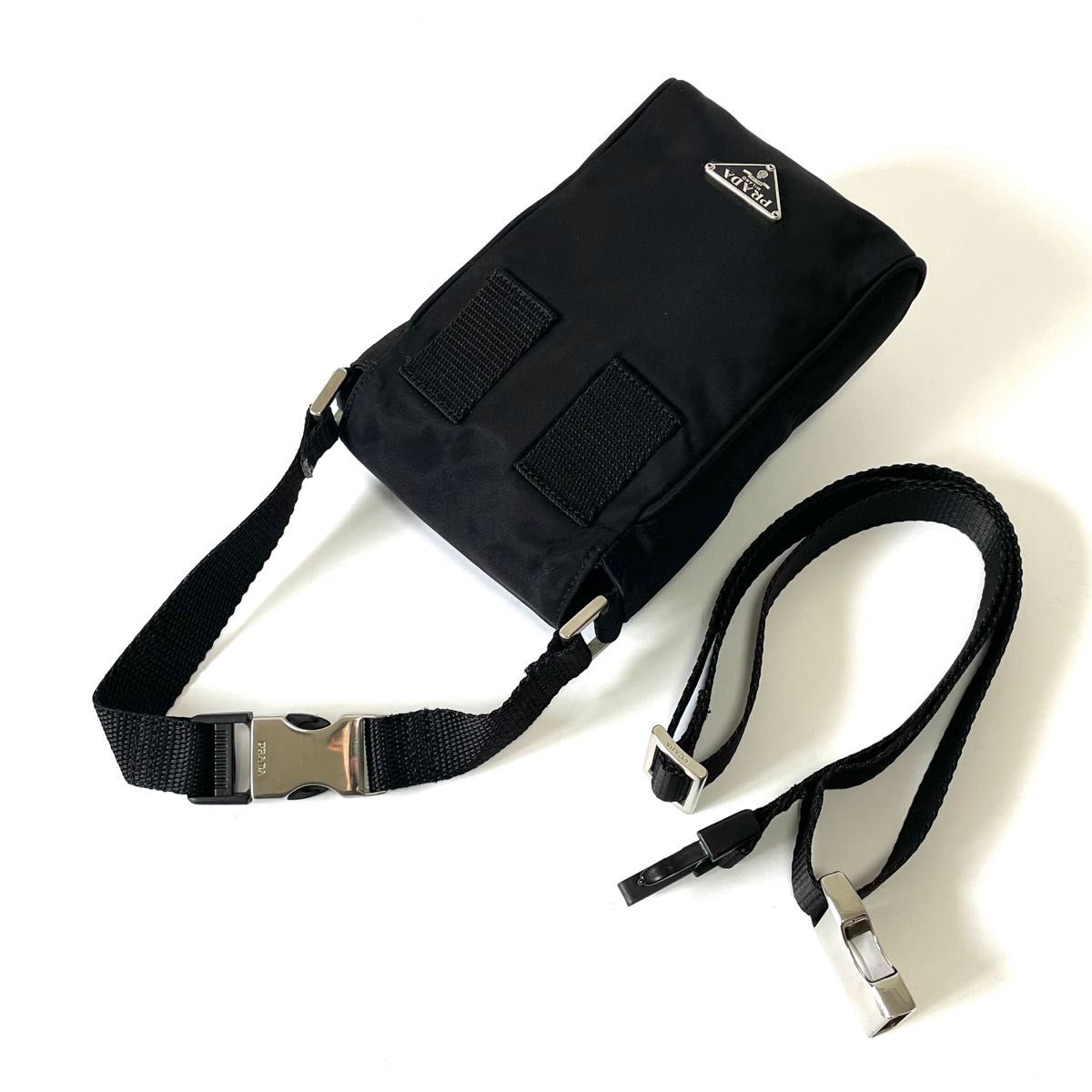 美品〜良品】PRADA プラダ ミニ ショルダーバッグ スマホポーチ 美品〜良品】PRADA プラダ ミニ ショルダーバッグ スマホポーチ