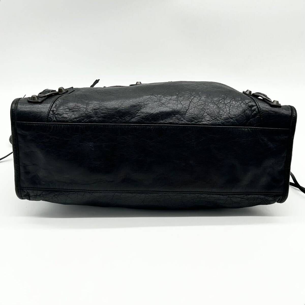 * прекрасный товар *BALENCIAGA Balenciaga 2way City ручная сумочка большая сумка сумка на плечо сумка портфель зеркало имеется натуральная кожа плечо .. черный 