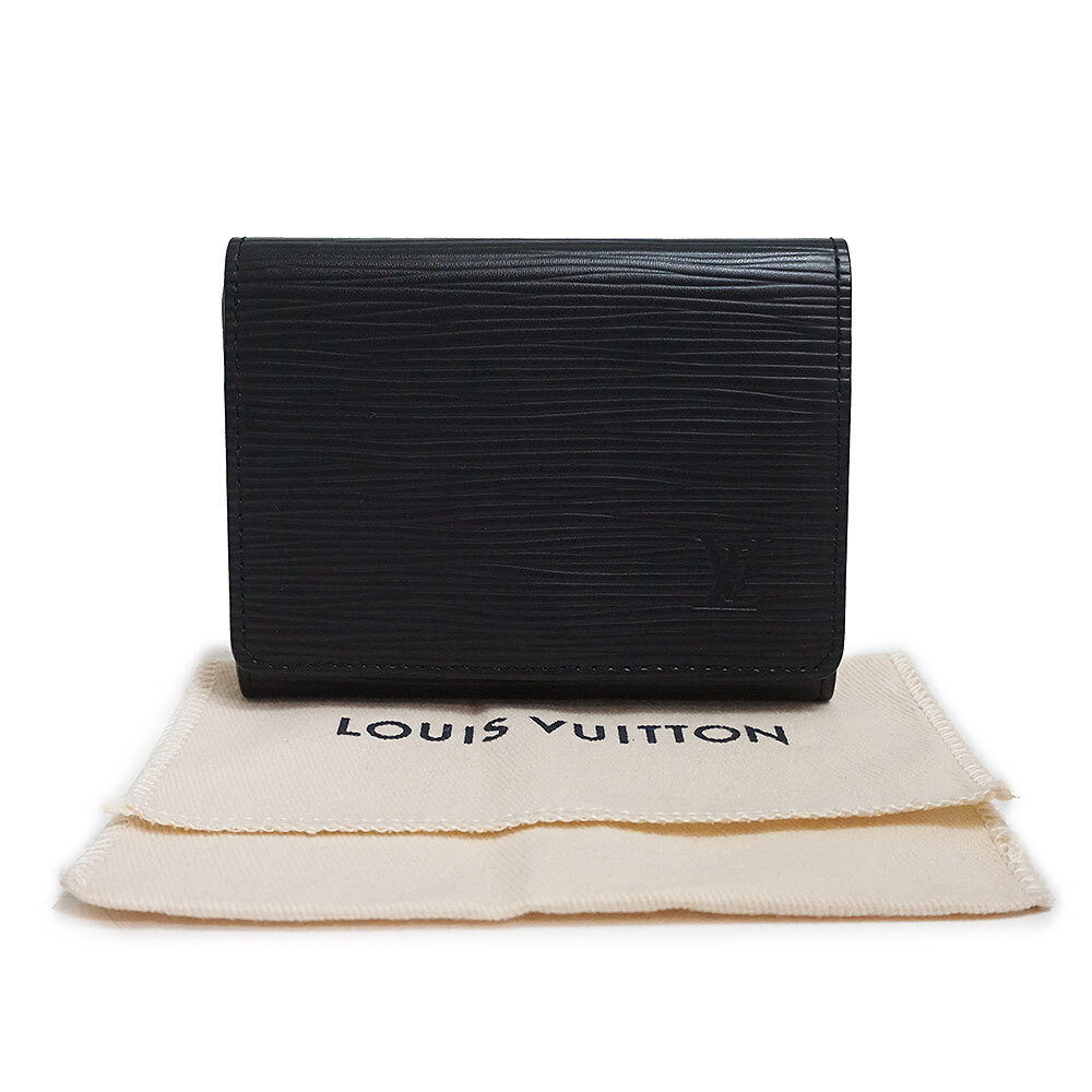 （新品・未使用品）ルイ ヴィトン LOUIS VUITTON アンヴェロップ カルト ドゥ ヴィジット カードケース 名刺入れ エピ ブラック 黒 M62292_画像2