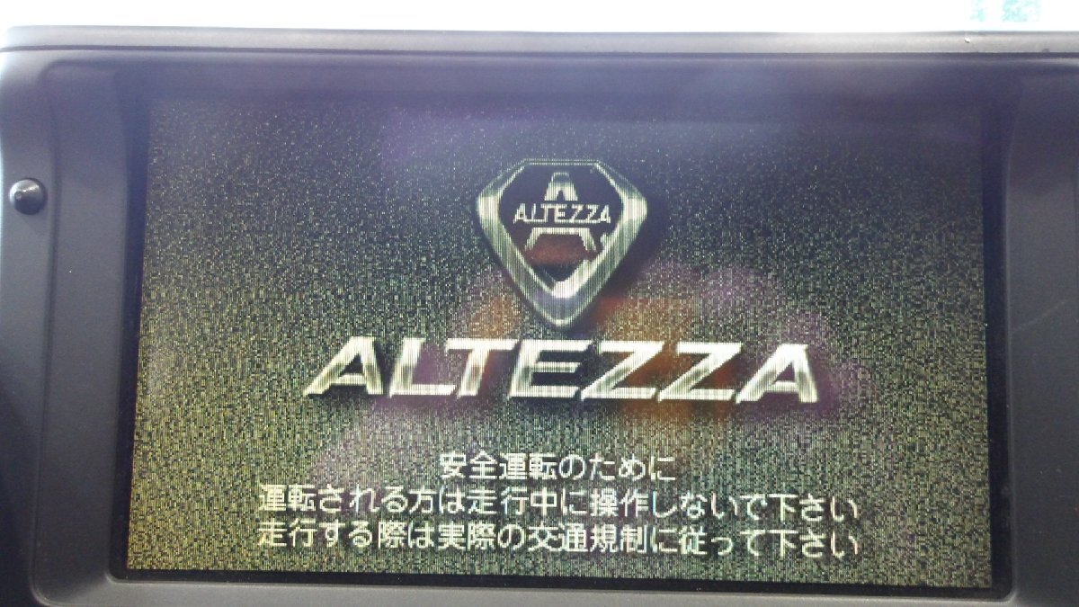  б/у Toyota Altezza SXE10 оригинальный DVD навигационный монитор 86843-53020 единица 86841-51030 ( полки 1644-D204)